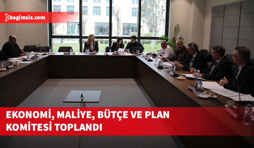 Cumhuriyet Meclisi, Ekonomi, Maliye, Bütçe ve Plan Komitesi toplandı
