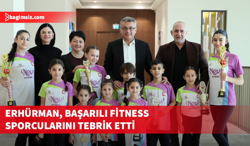 Erhürman, Milli Fitness ve Vücut Geliştirme sporcularını kabul etti