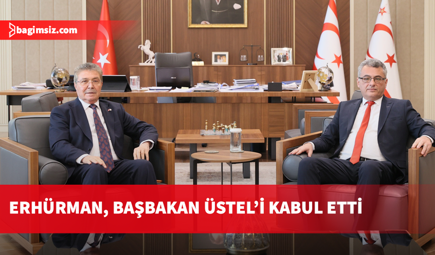 Cumhurbaşkanı Erhürman, Başbakan Üstel’i kabul etti