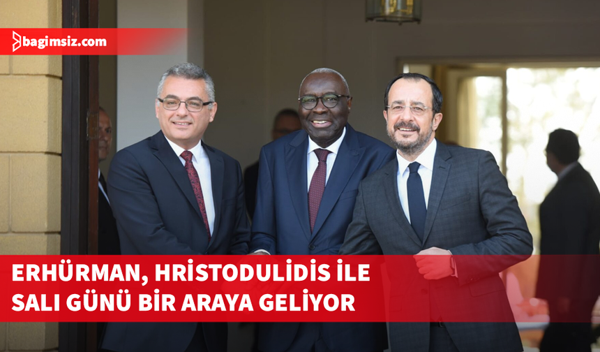 Erhürman ile Hristodulidis Salı Günü BM Rezidansında Görüşecek