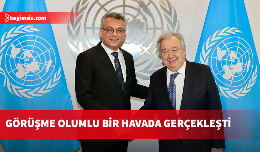 Cumhurbaşkanı Erhürman – Guterres görüşmesi sona erdi