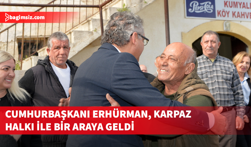 Cumhurbaşkanı Tufan Erhürman Karpaz halkıyla buluştu