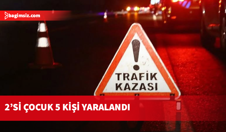 Paşaköy-Vadili anayolunda korkutan kaza...