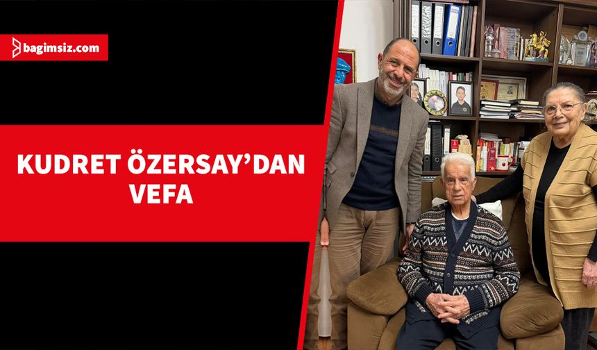 Kudret Özersay'dan Derviş Eroğlu'na ziyaret