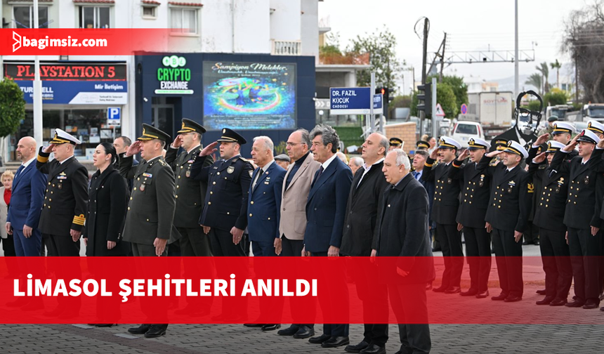 Limasol Direnişi Şehitleri Girne’de törenle anıldı