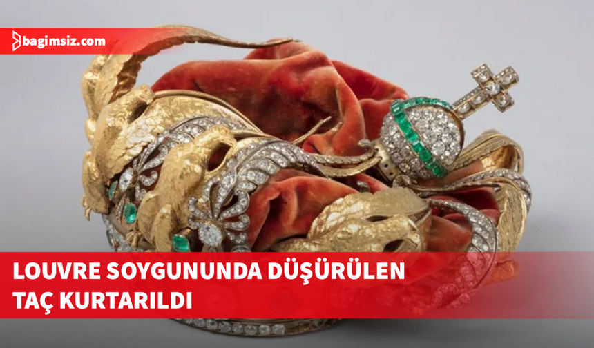 Louvre Müzesi, soygunda düşürülen tacı ilk kez paylaştı