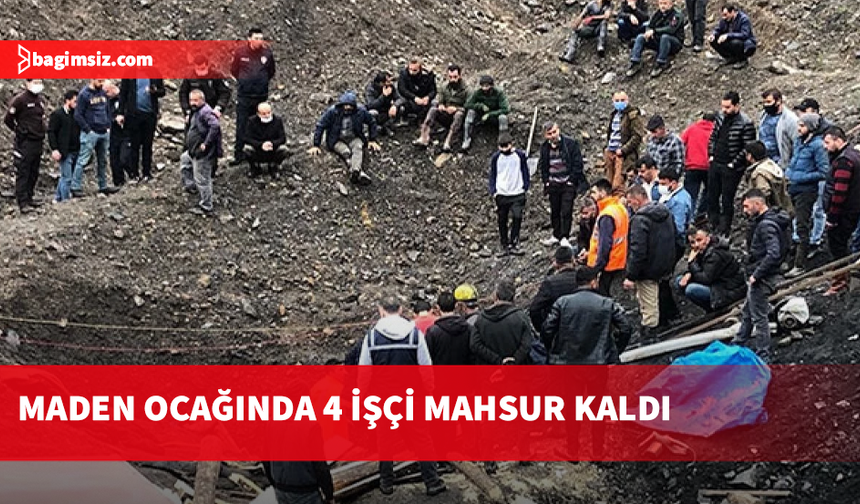 Zonguldak’ta maden ocağında göçük meydana geldi, mahsur kalanlar var...