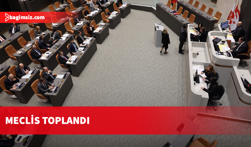 Meclis Genel Kurulu denetim göreviyle toplandı