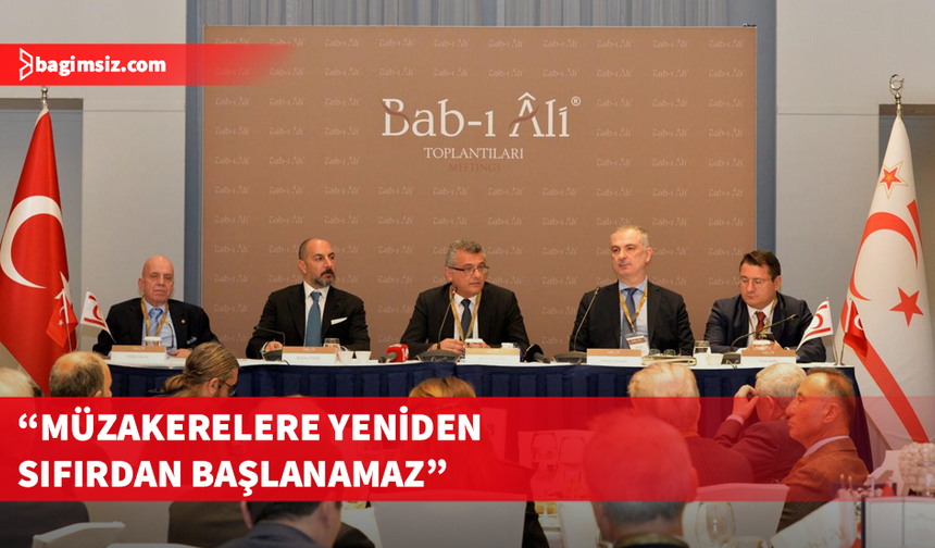 Erhürman Bab-ı Âli Toplantıları’nın 35’inci dönemine onur konuşmacısı olarak katıldı