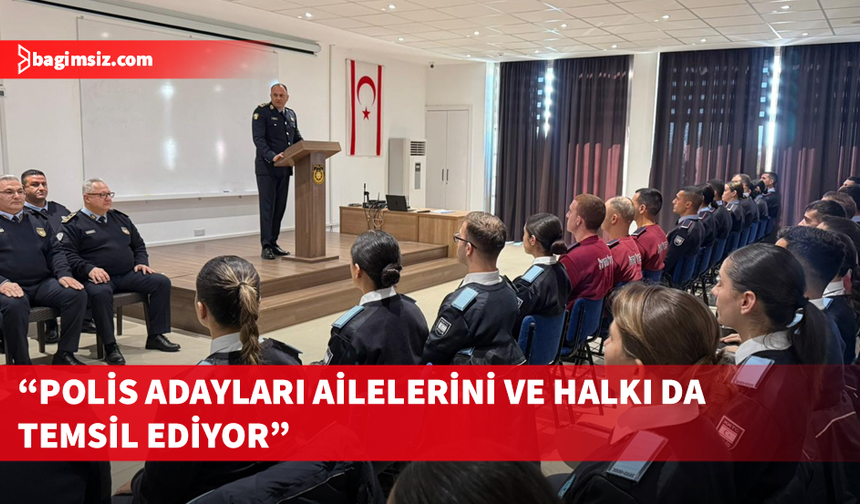 PGM Adalıer, Polis Okulu’nda temel eğitim gören öğrencilere hitap etti