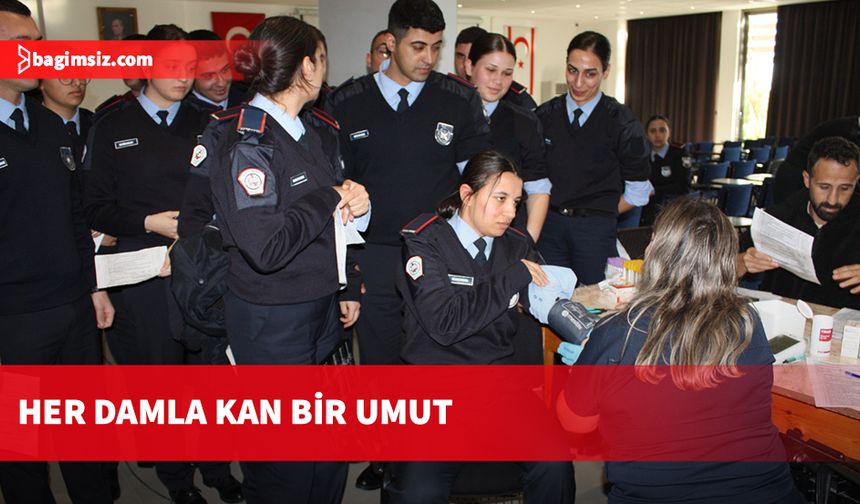 Polis Okulu’ndan Thalassemia hastalarına anlamlı destek: “Her Damla Kan Bir Umut”