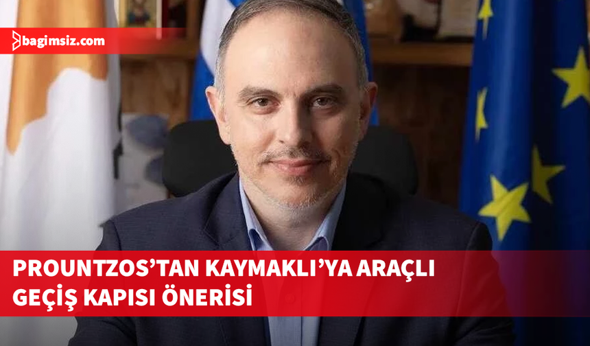 Lefkoşa Rum Belediye Başkanı Prountzos’tan Kaymaklı’ya araçlı geçiş kapısı önerisi