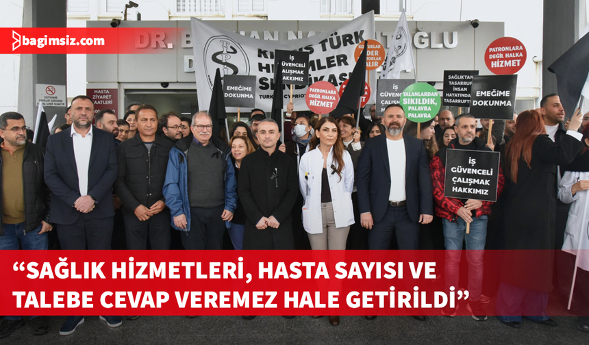 Tıp-iş bugün tam gün grevde