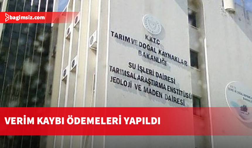 2024-2025 üretim yılı verim kaybı ödemesi yapıldı