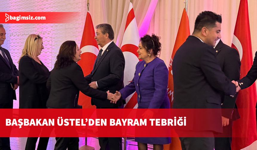 Başbakan Üstel, bayram tebriği kabul etti