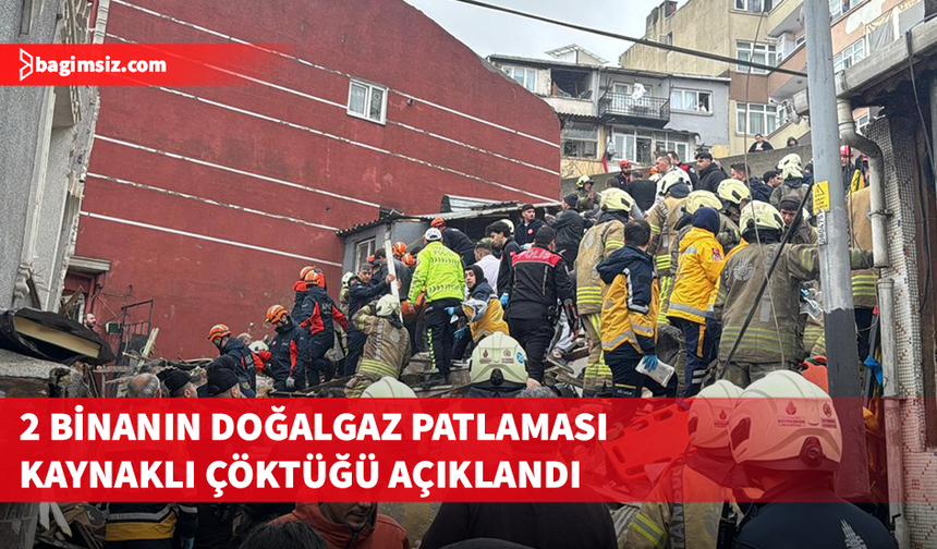 İstanbul’da çöken iki binada enkaz altında kalan 5 kişi kurtarıldı