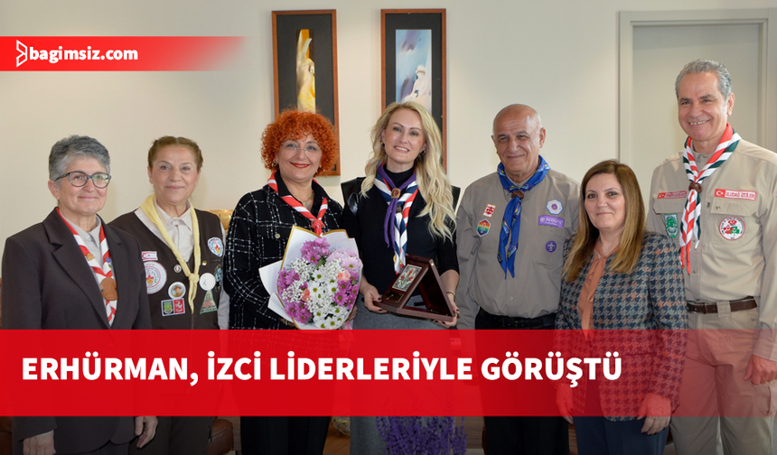Nilden Bektaş Erhürman, izci liderleriyle görüştü