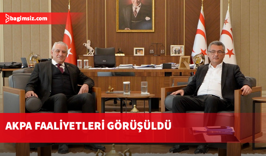 Taçoy, Erhürman ile görüştü: Kıbrıs Türk halkının haklı davası her platformda anlatılmalı