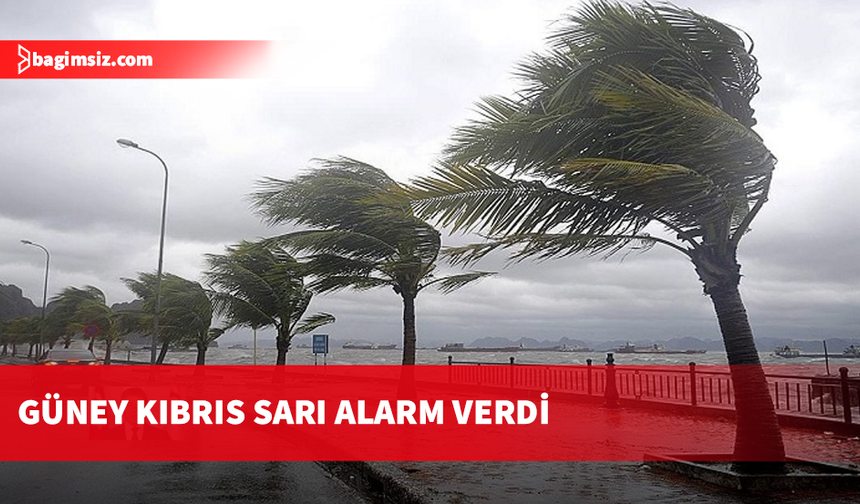 Rum Yönetimi Meteoroloji Dairesi'nden fırtına ve dolu için sarı alarm