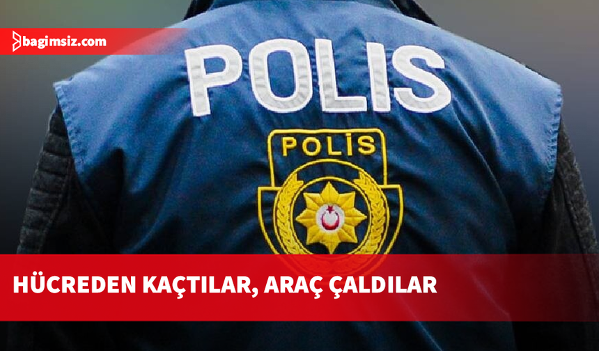 Market hırsızları polis hücresinden firar etti