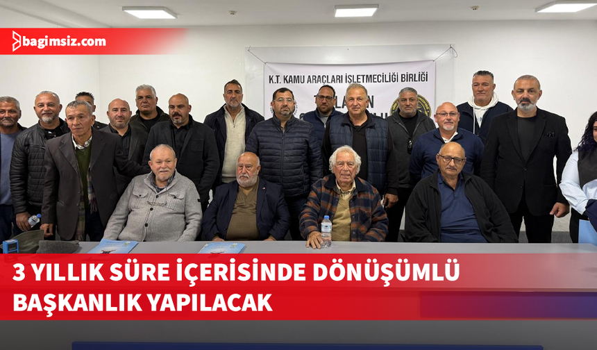 Kıbrıs Türk Kamu Araçları İşletmeciliği Birliği Olağan Genel Kurulu yapıldı