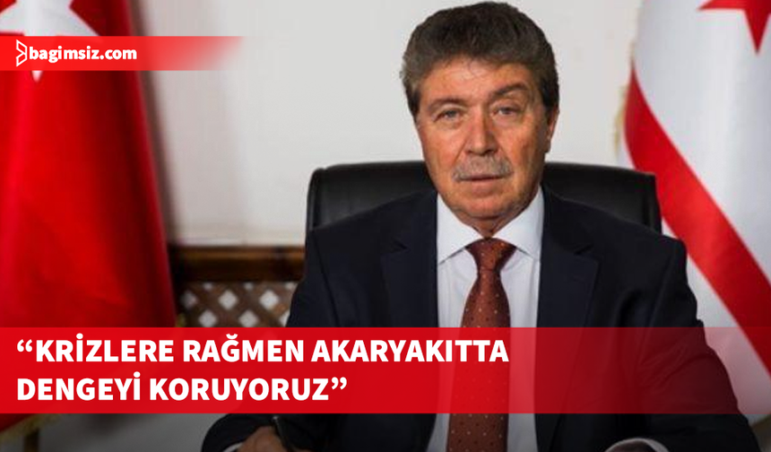Üstel: Yaklaşık iki seneden beridir akaryakıtı dengede tutmaya çalışıyoruz