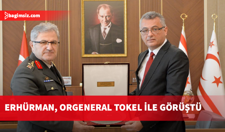 Erhürman, Kara Kuvvetleri Komutanı Orgeneral Tokel'i kabul etti