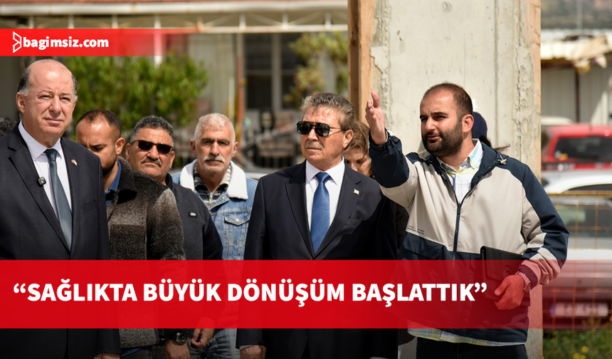 Üstel, Dikmen Sağlık Merkezi inşaatında inceleme yaptı