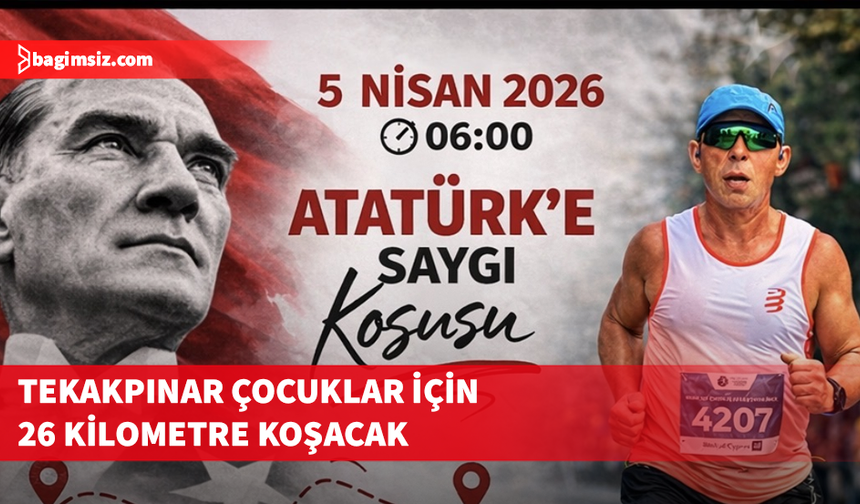 Mustafa Tekakpınar çocuklar için 26 kilometre koşacak