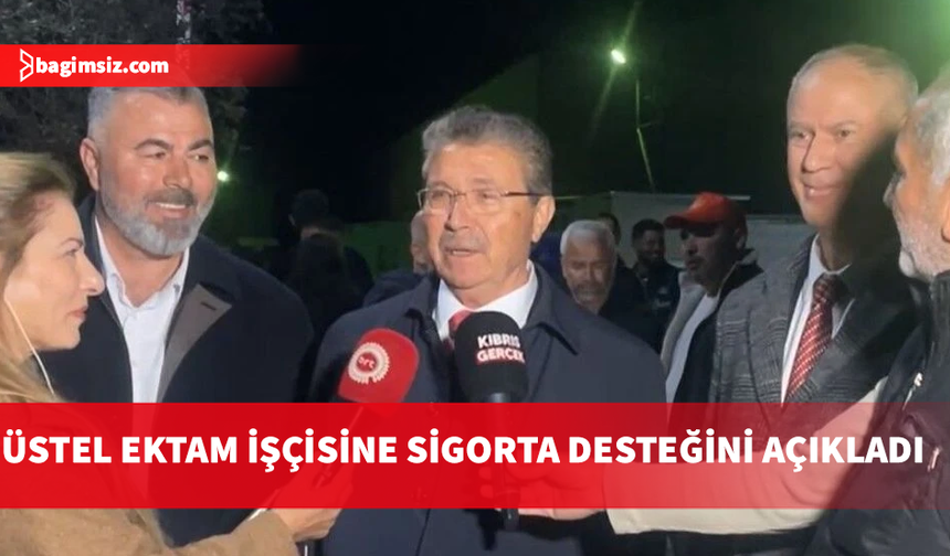 Başbakan Üstel: Ektam işçisine sigorta prim desteği verilecek