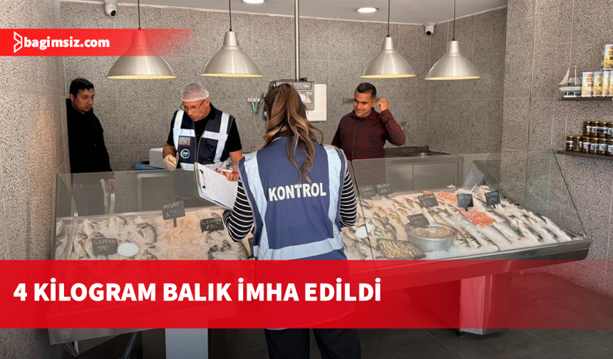 Hayvancılık Dairesi'nden su ürünleri denetimi