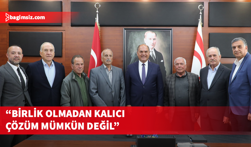 Karavezirler, Kıbrıs Türk Belediye Başkanları Derneği yönetimini kabul etti