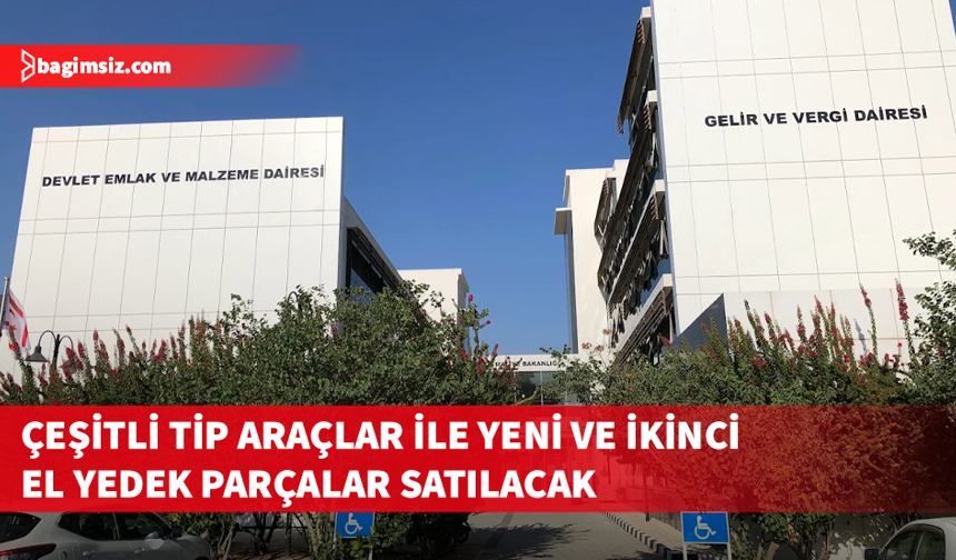 Devlet Emlak ve Malzeme Dairesi, açık artırmayla muhtelif malzeme satacak