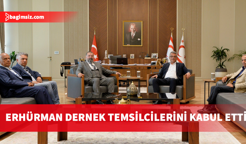 Cumhurbaşkanı Tufan Erhürman, bazı derneklerin yönetimlerini kabul etti