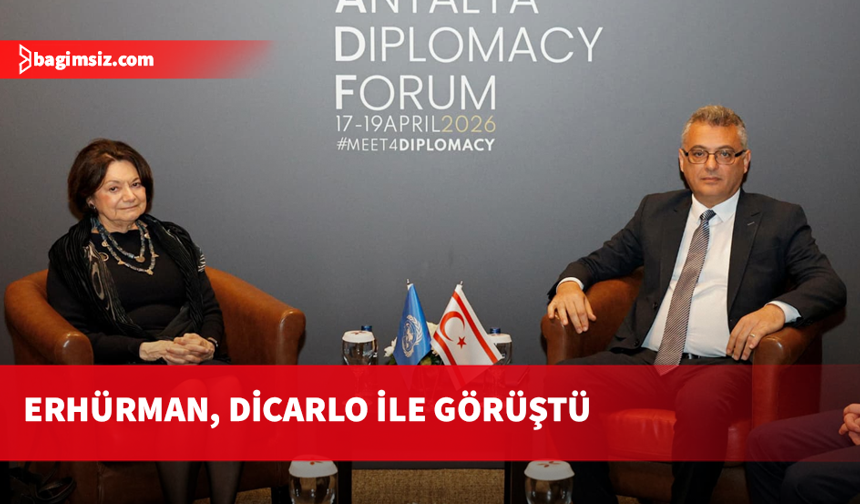 Cumhurbaşkanı Erhürman, DiCarlo ile görüştü