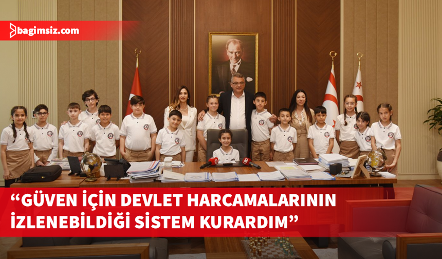 Cumhurbaşkanlığı koltuğuna oturan Masal Şevki