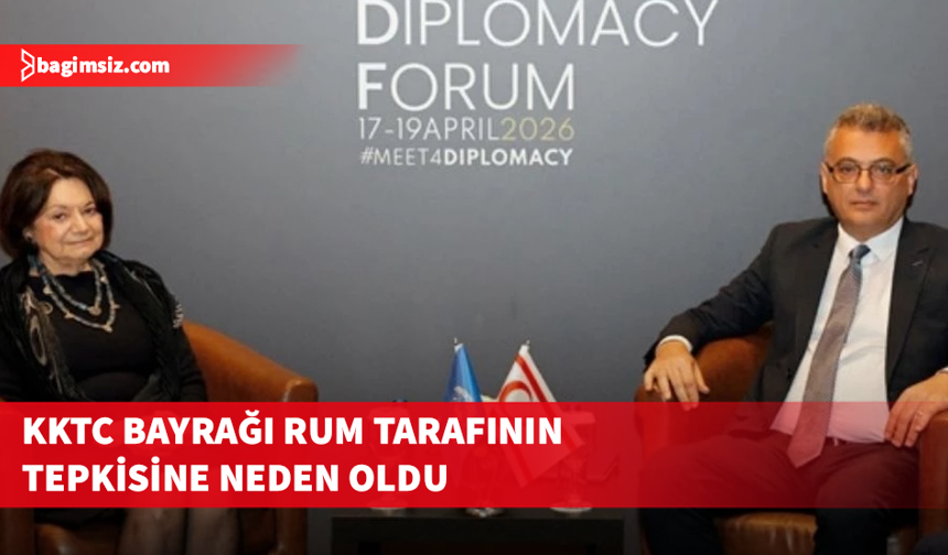 Erhürman-Dicarlo görüşmesinde yer alan KKTC bayrağı Rum tarafının tepkisine neden oldu