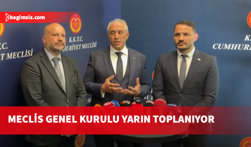 Taçoy: Yasa tasarıları yarın genel kurulda görüşülecek