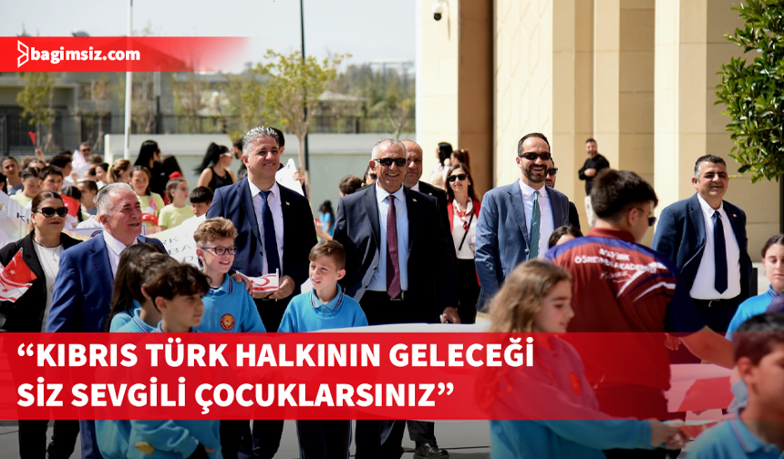 23 Nisan Ulusal Egemenlik ve Çocuk Bayramı kutlamaları kapsamında Cumhuriyet Meclisi bahçesinde tören düzenlendi