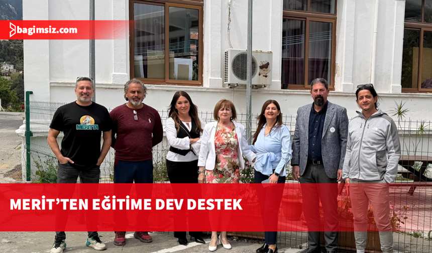 Merit Sosyal İşler Koordinatörlüğü'nden Lapta İlkokulu’na robotik kodlama için ekipman desteği