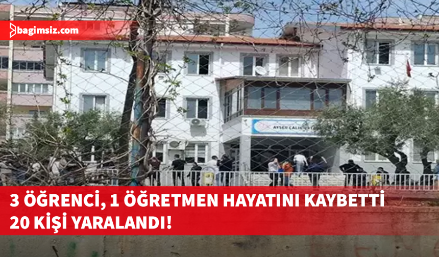 Kahramanmaraş'taki salihalı saldırıda saldırgan okula 5 silah 7 sarjörle gelmiş!