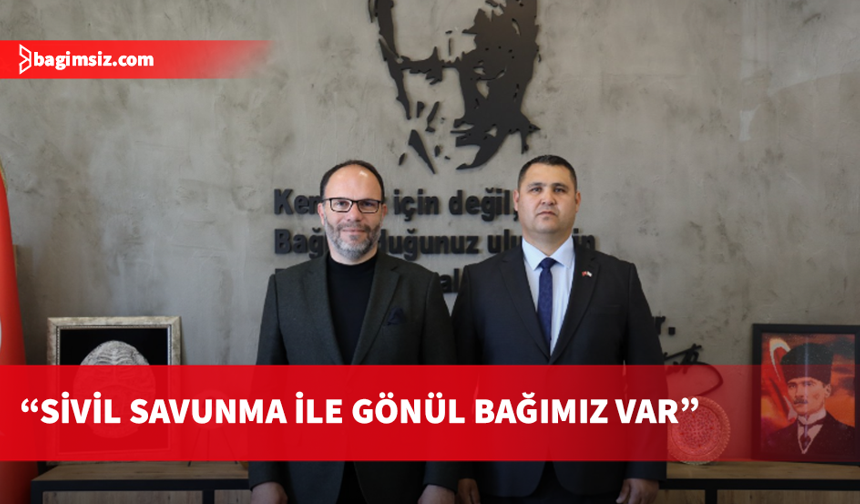 Sadıkoğlu, SSTB İskele Bölge Müdürlüğü görevine atanan Balcı’yı kabul etti