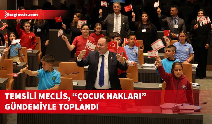 Genel Kurul koltuklarına bu kez çocuklar oturdu