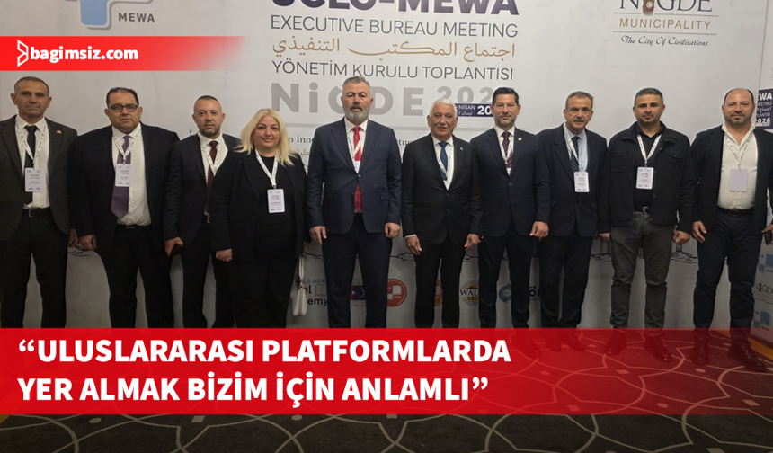 Kıbrıs Türk Belediyeler Birliği heyeti UCLG-MEWA Yönetim Kurulu toplantısına katıldı