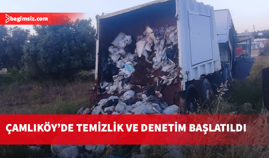 Çamlıköy’de temizlik ve denetim çalışmaları başlatıldı