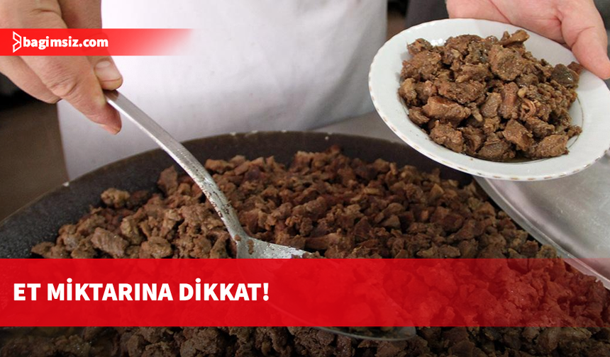 Kurban Bayramı sofraları için et tüketimi tavsiyeleri