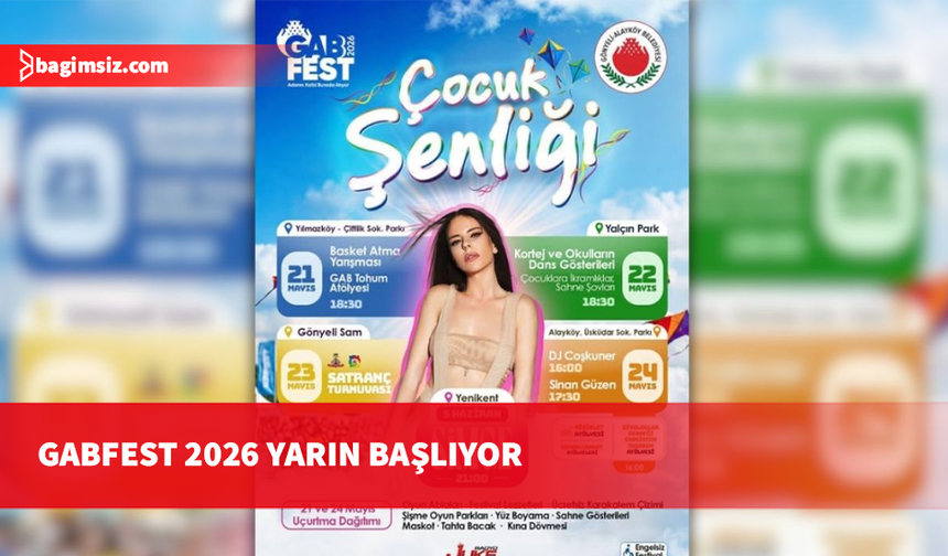 GABFEST 2026 Çocuk Şenliği yarın Yılmazköy’deki etkinliklerle başlıyor