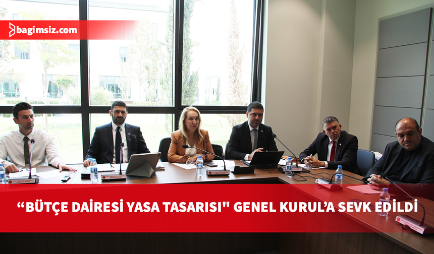 İdari, Kamu ve Sağlık İşleri Komitesi, 3 tasarıyı görüştü: “Bütçe Dairesi Yasa Tasarısı" Genel Kurul’a sevk edildi