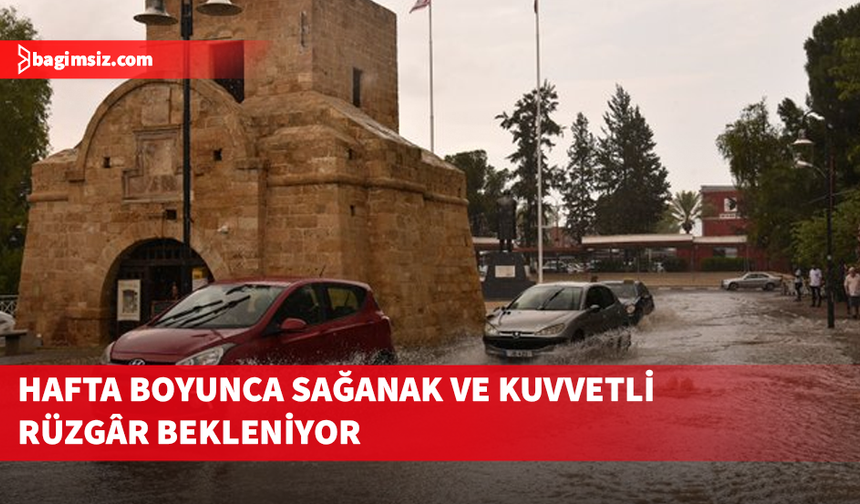 Hafta boyunca yağmur ve yağış anında kuvvetli rüzgar bekleniyor