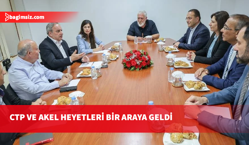 CTP Genel Başkanı İncirli AKEL heyetini kabul etti: Statüko sürdürülebilir değil
